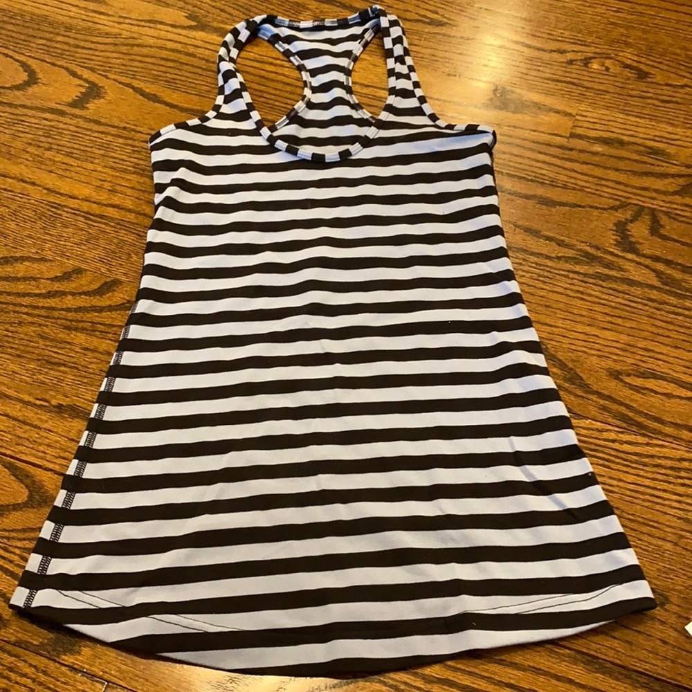 Lululemon striped tank top